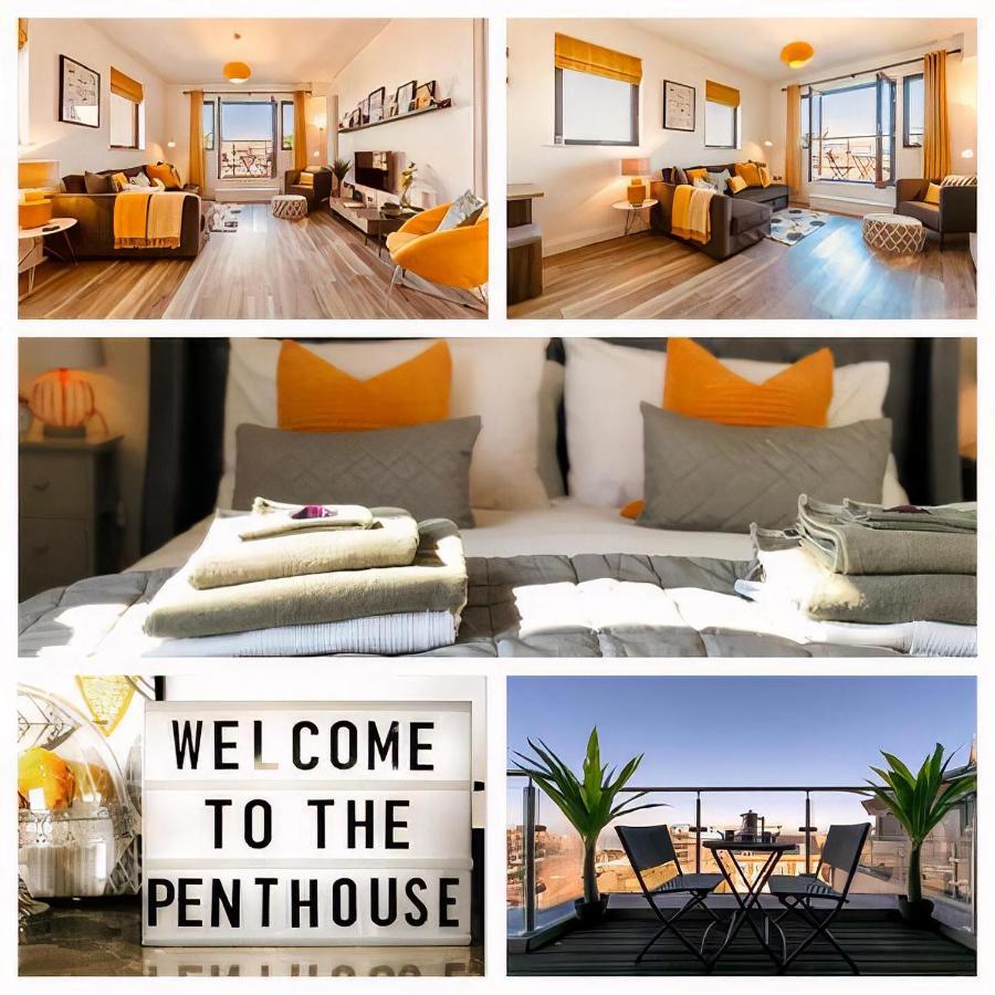The Penthouse Margate, Balconies, Sea View, Gated Parking, Air Con! Apartment Bagian luar foto